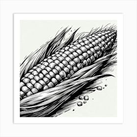 Corn Art Print