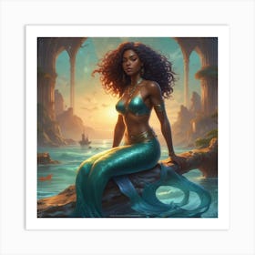 Mermaid 3 Art Print