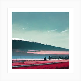 Landscape Painting 98 Art Print