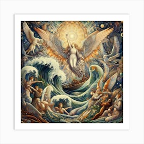 Angel Of The Sea 4 Art Print