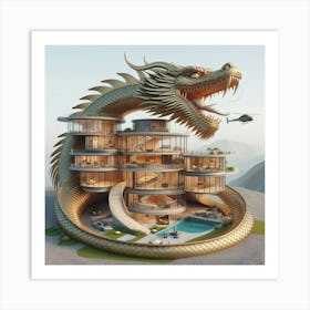 Dragon House Art Print