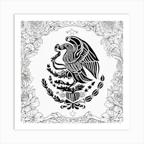 Mexican Eagle Art Print