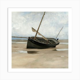 Boat On The Beach Art Print