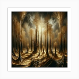 Dark Forest 13 Art Print