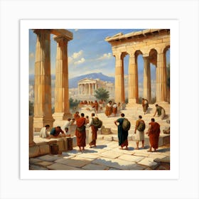 Ancient Greek School Art Print