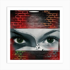 Woman'S Eyes Art Print