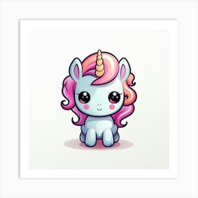 Cute Unicorn 307 Art Print