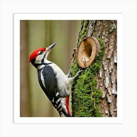 Woodpecker 4 Art Print