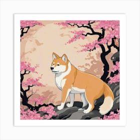 Shiba Inu 31 Art Print