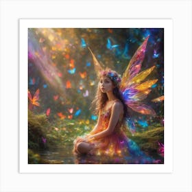 A Crystal Fairy Art Print