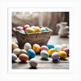 Easter Eggs Art Print