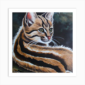 Beautiful Wild Cat Art Print