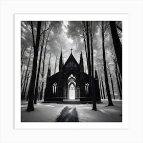 Haunted Church Art Print