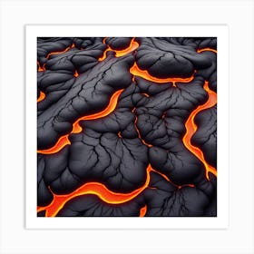 Lava Flow 13 Art Print