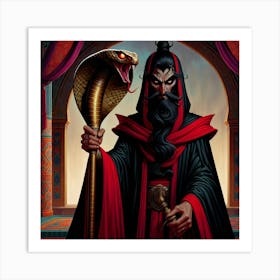 King Of The Snakes Art Print