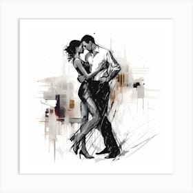 Tango Abstracts By Csaba Fikker Art Print