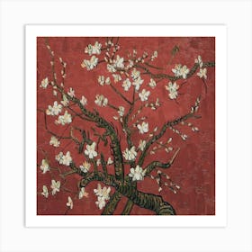 Blossoming Almond Tree Art Print