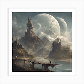 Fantasy Landscape Art Print