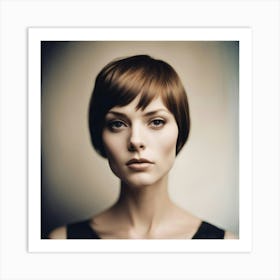 Portrait Of A Young Woman 9 Art Print