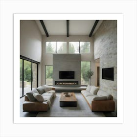 Modern Living Room 34 Art Print