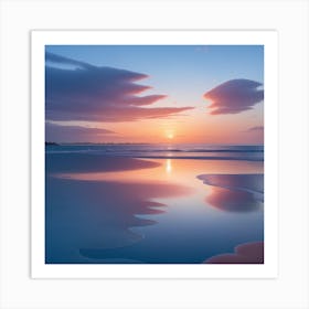 Scotland Sunset Art Print