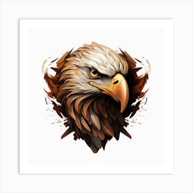 Eagle Head Art Print