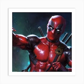 Deadpool 5 Art Print