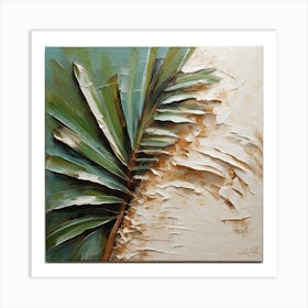 Palm leaf 9 Art Print