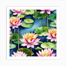 Lotus Flower 65 Art Print