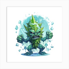 Ice Monster Art Print