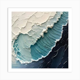 Abstract Of A Wave 8 Art Print