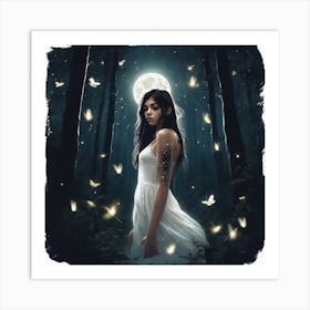 Illuminating The Forest Art Print