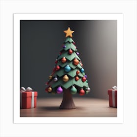 Christmas Tree 4 Art Print