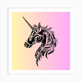 Unicorn Head 5 Art Print