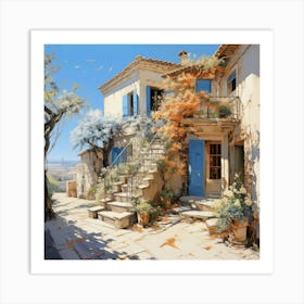 House In France Art Print