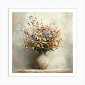 Flowers In A Vase 17 Art Print