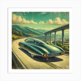 Futuristic Car Art Print