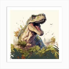 T-Rex 2 Art Print