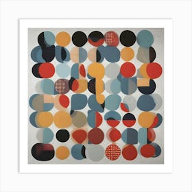 Abstract Circles 3 Art Print