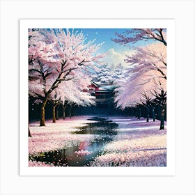 Sakura Blossoms 1 Art Print