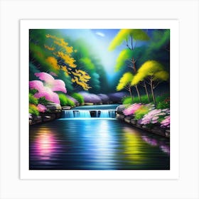 Landscape Painting Art Print