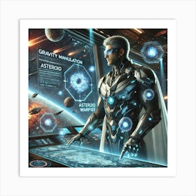 Archon Vexis Tactical Genius Sci Fi Art Print