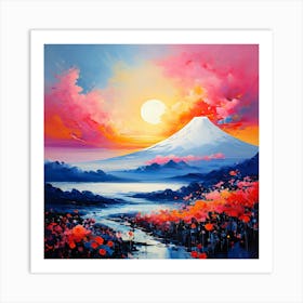 Mt Fuji 5 Art Print