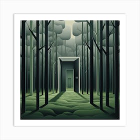 Doorway To The Forest Art Print