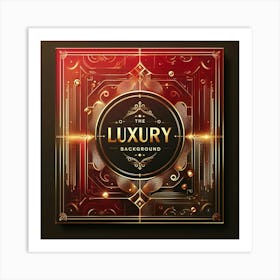 Luxury Background Art Print