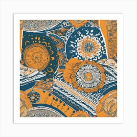 Paisley Pattern Art Print