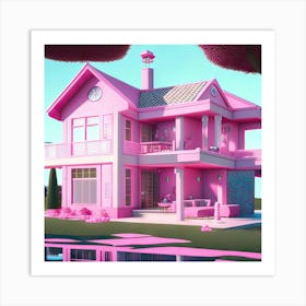 Barbie Dream House (489) Art Print