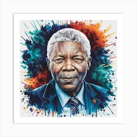 Nelson Mandela 38 Art Print