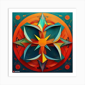 Zen Mandala Art Print