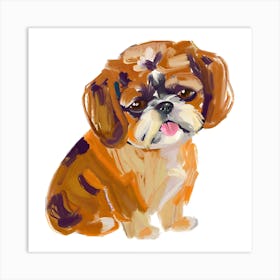 Shih Tzu 03 Art Print